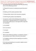 Pearson VUE&colon; Casualty Insurance Practice Exam&vert; newest&vert;COMPREHENSIVE QUESTIONS AND VERIFIED ANSWERS &vert;FREQUENTLY MOST TESTED&vert; &lpar;100&percnt; accurate solutions&rpar;&vert;ALREADY GRADED A&plus;