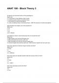 ANAT 100 - Block Theory 3 QUESTIONS AND CORRECT DETAILED ANSWERS 2025&sol;2026 &lpar;VERIFIED ANSWERS&rpar; &vert;ALREADY GRADED A&plus;&vert;&vert;BRAND NEW&excl;&excl;