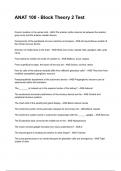 ANAT 100 - Block Theory 2 Test QUESTIONS AND CORRECT DETAILED ANSWERS 2025&sol;2026 &lpar;VERIFIED ANSWERS&rpar; &vert;ALREADY GRADED A&plus;&vert;&vert;BRAND NEW&excl;&excl;