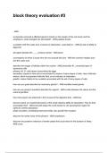 block theory evaluation &num;3 QUESTIONS AND CORRECT DETAILED ANSWERS 2025&sol;2026 &lpar;VERIFIED ANSWERS&rpar; &vert;ALREADY GRADED A&plus;&vert;&vert;BRAND NEW&excl;&excl;