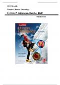 Test Bank for Vander's Human Physiology &lpar;15th Edition&comma; by Eric P&period; Widmaier&rpar; Chapter 1 to 19
