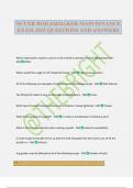 NCCER BOILERMAKER MAINTENANCE EXAM 2025 QUESTIONS AND ANSWERS