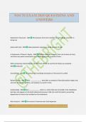 NOCTI EXAM 2025 QUESTIONS AND ANSWERS
