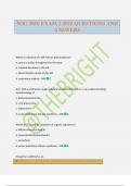 NSG 3850 EXAM 2 2025 QUESTIONS AND ANSWERS