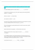 CHM 1020 - Final Exam Study Guide &vert; Questions with Correct Answers &vert; 100&percnt; Pass