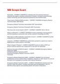 NM Scope Exam Questions and Answers &vert; 2025 Update &vert; 100&percnt; Correct&period;