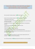 NVCJTA FINAL STATE EXAM 2025 QUESTIONS AND ANSWERS
