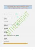 OCI FOUNDATIONS EXAM 2025 QUESTIONS AND ANSWERS