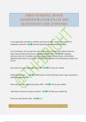 OHIO NURSING HOME ADMINISTRATOR EXAM 2025 QUESTIONS AND ANSWERS