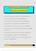 NHA CCMA Bundled Exams 2025 &lpar;Questions and Answers&rpar;