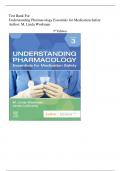Test Bank for Understanding Pharmacology Essentials for Medication Safety&comma; 3rd Edition by M&period; Linda Workman & LaCharity
