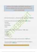 POST LICENSE COURSE &lpar;BARNEY FLETCHER&rpar; EXAM 2025 QUESTIONS AND ANSWERS