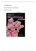 Test Bank For Talaro's Foundations in Microbiology 12th Edition by Barry Chess 