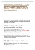 HESI EXIT RN V4 LATEST EXAM 2025 WITH MULTIPLE CHOICE OF QUESTIONS AND DETAILED CORRECT ANSWERS ALREADY GRADED A&plus; AND 100&percnt; GUARANTEE PASS &lpar;JUST RELEASED&excl;&excl;&excl;&excl;&excl;&rpar;                                   