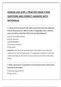 COMLEX-USA LEVEL 1 PRACTICE EXAM 2 2025  QUESTIONS AND CORRECT ANSWERS WITH  RATIONALES