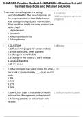 CHIM NCE Practice Booklet 3 2025&sol;2026 &ndash; Chapters 1&ndash;3 with Verified Questions and Detailed Solutions
