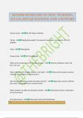 SEM580 SEMINARS IN WOC NURSING&period; EXAM 2025 QUESTIONS AND ANSWERS