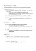 Accounting Notes and Reviewer&colon; Cycle and Transportation Cost