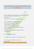 SPAA 344 EXAM 1 2025 QUESTIONS AND ANSWERS