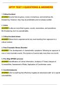 UPTP Test 3 &lpar;Latest 2025 &sol; 2026 Update&rpar; Questions and Verified Answers &vert; 100&percnt; Correct &vert; Grade A&plus;