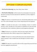 UPTP Exam 4 &lpar;Latest 2025 &sol; 2026 Update&rpar; Questions and Verified Answers &vert; 100&percnt; Correct &vert; Grade A&plus;