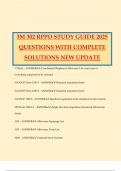 3M 302 RPPO STUDY GUIDE 2025 QUESTIONS WITH COMPLETE SOLUTIONS NEW UPDATE