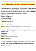 ITLS Advanced Pre Test &lpar;Latest 2025 &sol; 2026 Update&rpar; Questions and Verified Answers &vert; 100&percnt; Correct &vert; Grade A&plus;