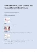 COPR Exam Prep ACP Exam Questions with Reviewed Correct Detailed Answers&period;