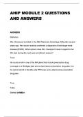 AHIP MODULE 2 QUESTIONS AND ANSWERS