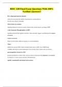 BISC 220 Final Exam Questions With 100&percnt; Verified Answers&excl;&excl;