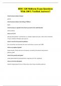 BISC 220 Midterm Exam Questions With 100&percnt; Verified Answers&excl;&excl;