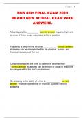 BUS 450&colon; FINAL EXAM 2025  BRAND NEW ACTUAL EXAM WITH  ANSWERS&period; 