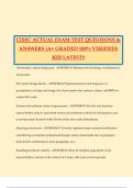 CISEC ACTUAL EXAM TEST QUESTIONS & ANSWERS &lpar;A&plus; GRADED 100&percnt; VERIFIED&rpar; 2025 LATEST&excl;&excl;