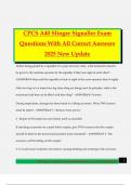 CPCS A40 Slinger Signaller Exam Questions With All Correct Answers 2025 New Update