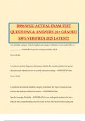 D096 WGU ACTUAL EXAM TEST QUESTIONS & ANSWERS &lpar;A&plus; GRADED 100&percnt; VERIFIED&rpar; 2025 LATEST&excl;&excl;