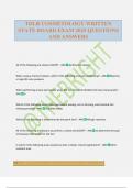 TDLR COSMETOLOGY WRITTEN STATE BOARD EXAM 2025 QUESTIONS AND ANSWERS