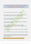 VETT 91 STUDY GUIDE EXAM 2025 QUESTIONS AND ANSWERS