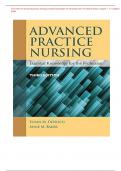 Test bank for advanced practice nursing essential knowledge for the profession 3rd edition denisco chapter 1 31 complete guide