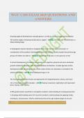 WGU C105 EXAM 2025 QUESTIONS AND ANSWERS