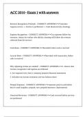 ACC 2010 - Exam 1 with answers