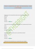 WGU-C838 EXAM 2025 QUESTIONS AND ANSWERS