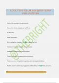 XCEL TEST EXAM 2025 QUESTIONS AND ANSWERS