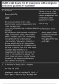 NURS 3111 Exam Ch 34 questions with complete solutions graded A&plus; updated