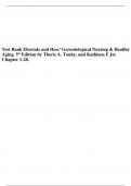 Test Bank Ebersole and Hess&rsquo; Gerontological Nursing & Healthy Aging 5th Edition by Theris A&period; Touhy&comma; and Kathleen F Jet Chapter 1-28&period;