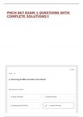 PHCH 667 EXAM 1 QUESTIONS WITH COMPLETE SOLUTIONS&excl;&excl;