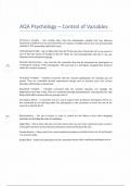 Research methods summary sheets&period;