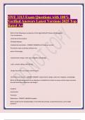 SWE 3313 Exam Questions with 100- Verified Answers Latest Versions 2025 Top Rated A&plus;&period;