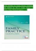 Test bank for family practice guidelines 6th edition by Jill c&period; Cash&comma; All chapters 1-23 ALL CHAPTERS COVERED