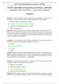 ATI PN Adult Medical-Surgical Proctored Exam &ndash; 2025&sol;2026 &ndash; Complete Questions and Correct Answers with Rationales