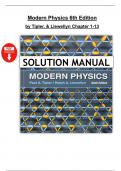 Solutions Manual &ndash; Modern Physics&comma; 6th Edition by Tipler & Llewellyn &vert;All 13 Chapters Covered